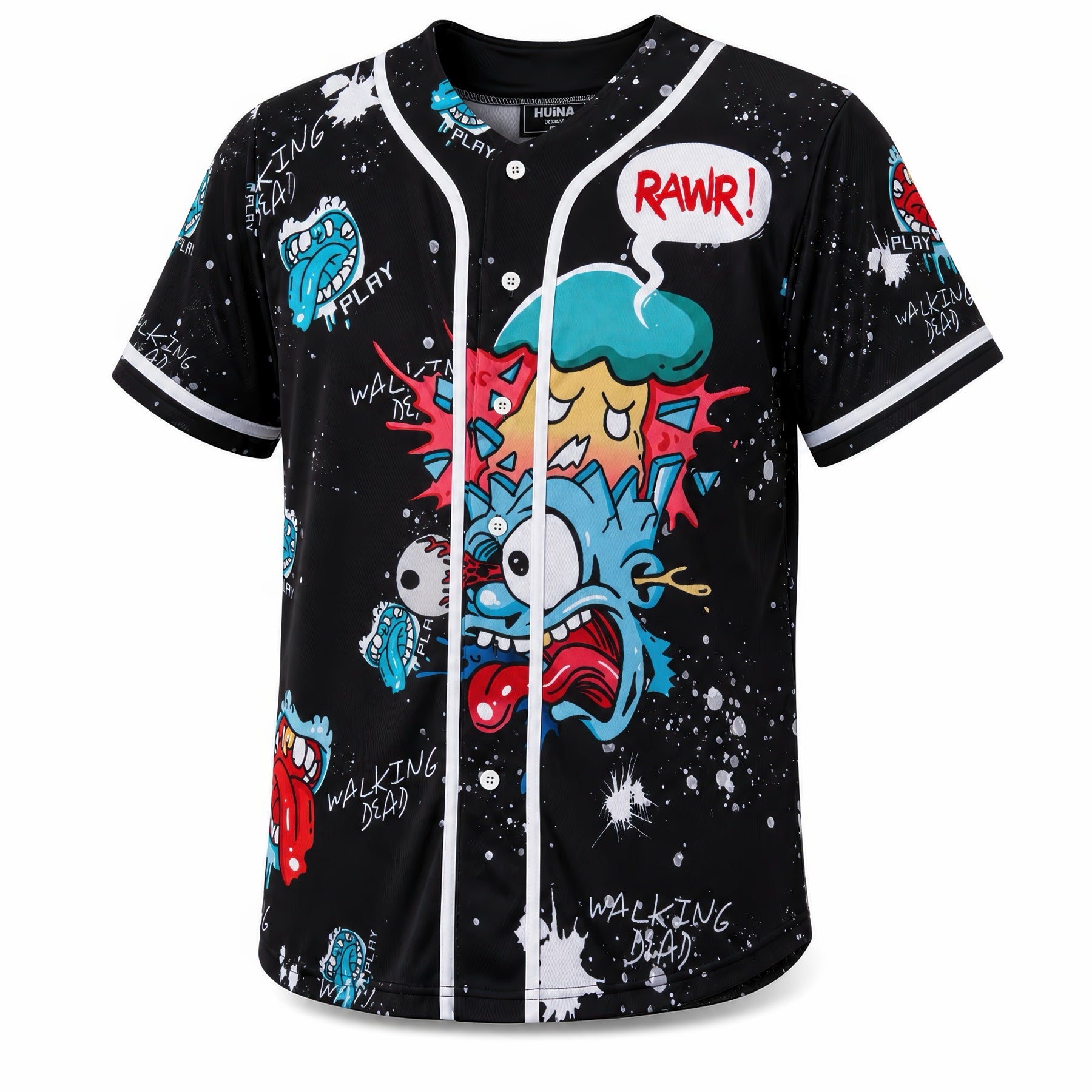 Zombie Rave Baseball Jersey
