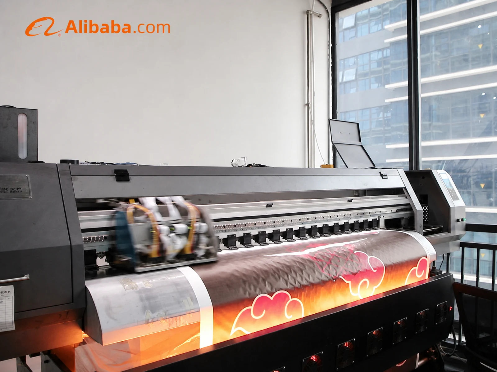 Sublimation printer running inside the HUINA factory